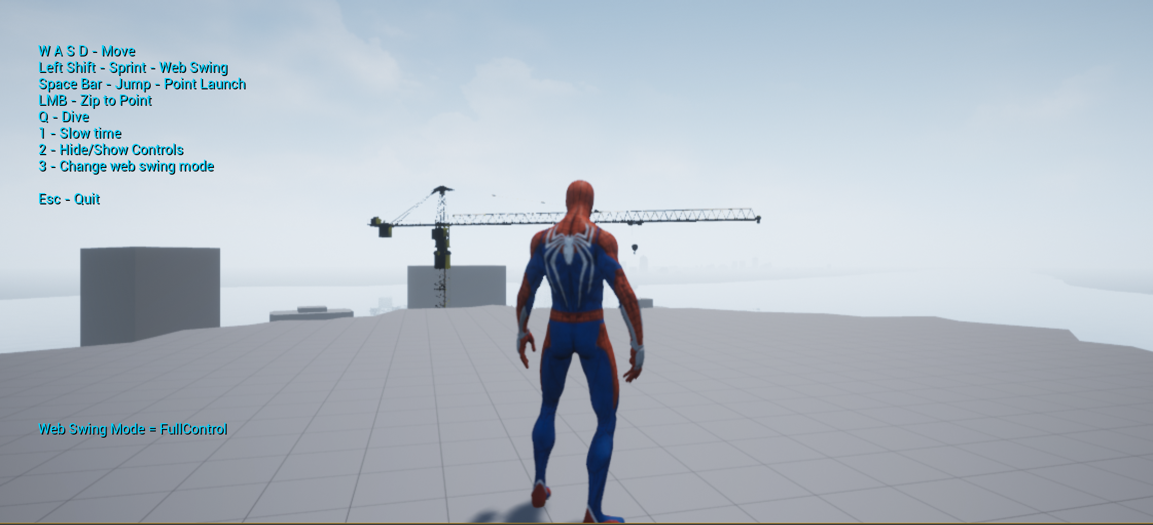 Physics Based SpiderMan